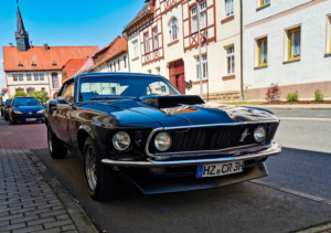 Ford Mustang Oldtimer Hochzeitsauto