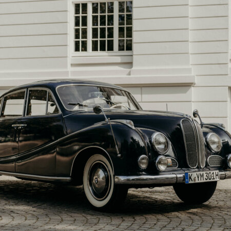 BMW 501 V6 Barockengel Oldtimer Hochzeitsauto Oldtimerzentrale